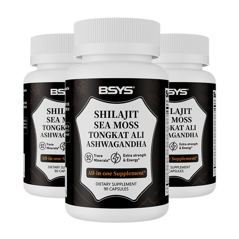 BSYS Xilaizhi Capsules 90 Capsules  Men's Vitality & Energy  Anti-Fatigue Brain Health Support  Hormone Balance Office Workers Seniors Antioxidant Care  Blood Sugar & Metabolism Support